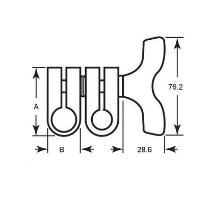 1089748 | SSJ-10RS --- Swivel Joints - 9.53 mm x 12.7 mm x 38.1 mm