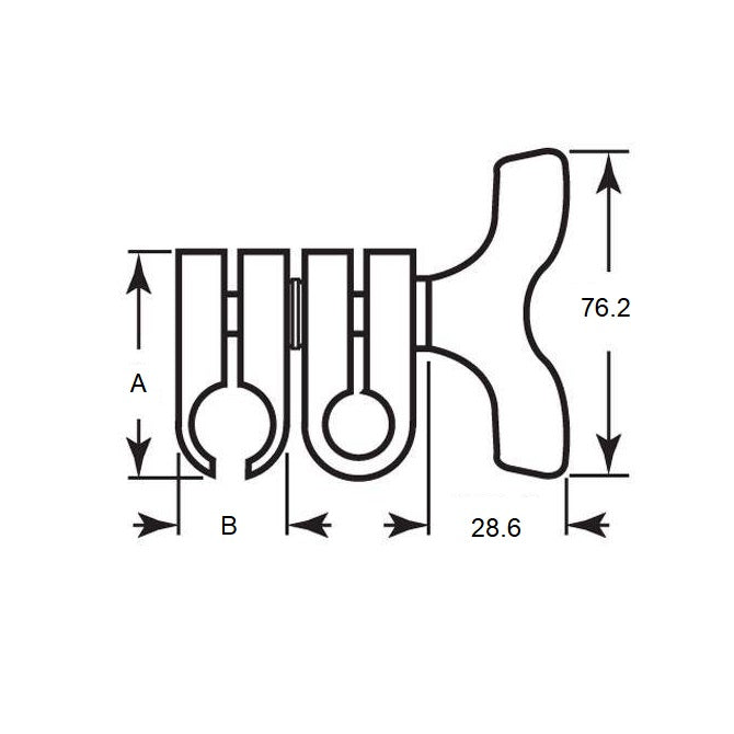 1101711 | SJ-12SRS (Each) --- Swivel Joints - 12.7x15.88x38.1 mm Split Type
