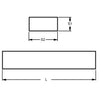 1002700 | 2R-0008-0064-0300-BRSOFTPAK (Card of 4)  --- Soft Metal Packs Strip - 0.81 mm 0.81mm x 6.35mm and 0.81mm x 12.7mm - 2 of each -  - Brass