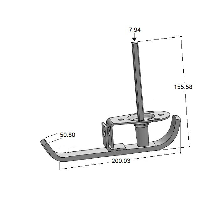 1208358 | HH-109RS --- Handles - 200.025 mm x 155.575 mm x 50.8 mm