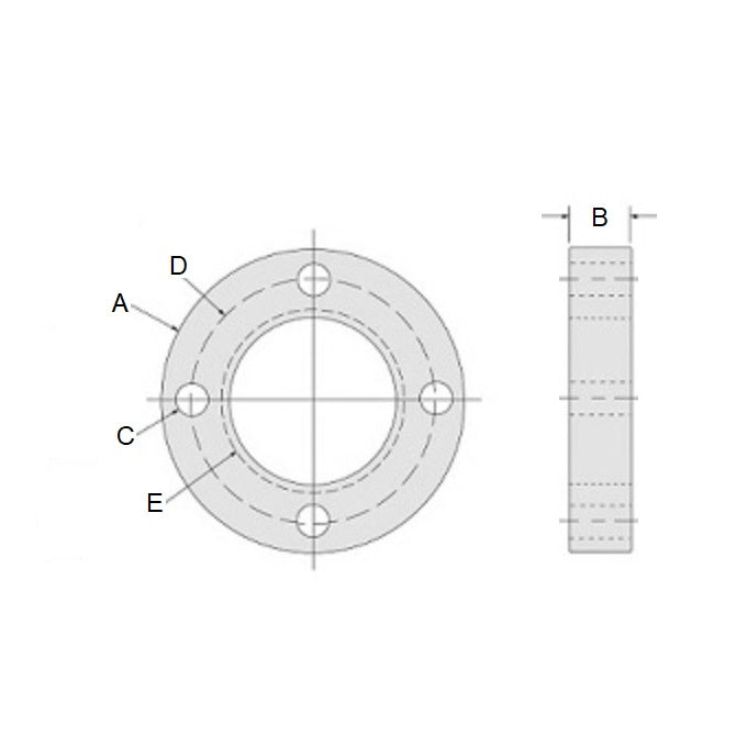 1109099 | AR102RS (Each) --- Nut Flanges Leadscrew - 15/16-16 66.04x13.462 mm For Acme Nuts