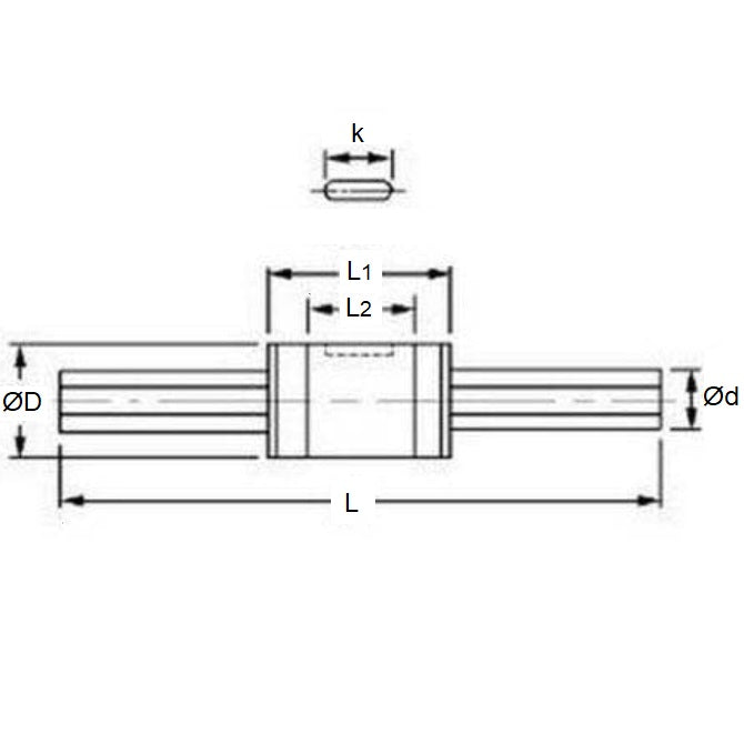 1041839 | LSAG250-OUK --- Linear - 2 mm x 50 mm x 1.2 mm