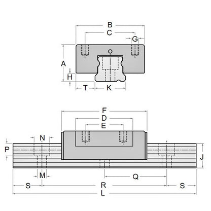 1206486 | SKF8RS --- Rail Systems Miniature Profile Linear - 188.69 Kg x 2 x 260 mm