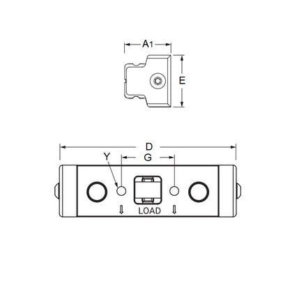 1172472 | PBC-635RS (Each) --- Redi-Rail Roller Guides Linear - 65x42x161 mm