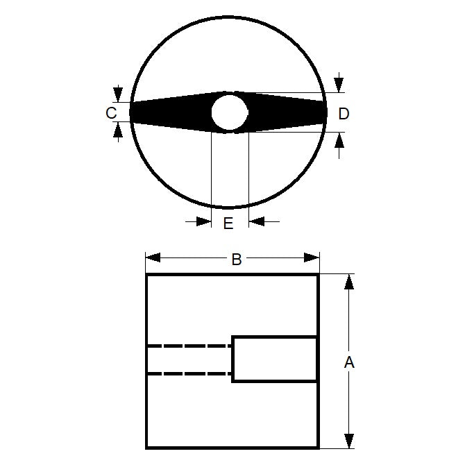 1135187 | MAG-BT-25-016-AN (10 Pcs) --- Button Alnico Magnets - 25.4 mm x 15.88 mm x 5.54 mm