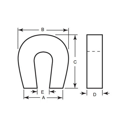 1128786 | MAG-H-22-029-AN (PK-14) --- Pocket Anico Magnets - 22.22x28.58x25.4 mm