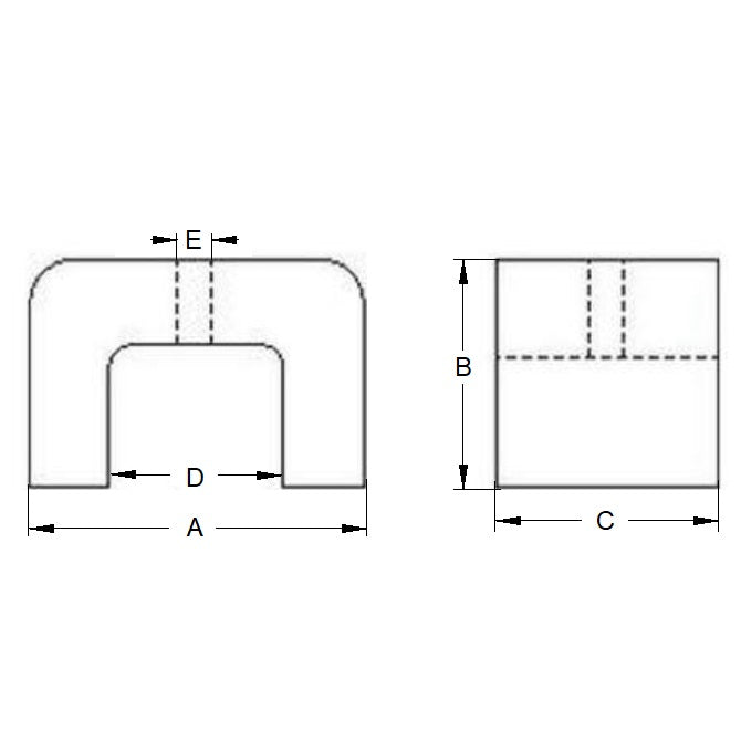 1157289 | MAG-P-44-030-AX (3 Pcs) --- Power Alnico Magnets - 44.45 mm x 30.16 mm x 30.16 mm