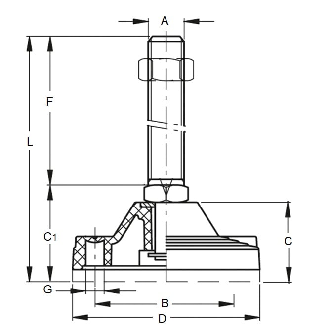 1115826 | MLM-160M-123-S3NY-2LH --- Mounts - M16x2 (16 mm) x 78.7 mm x 18.3 mm