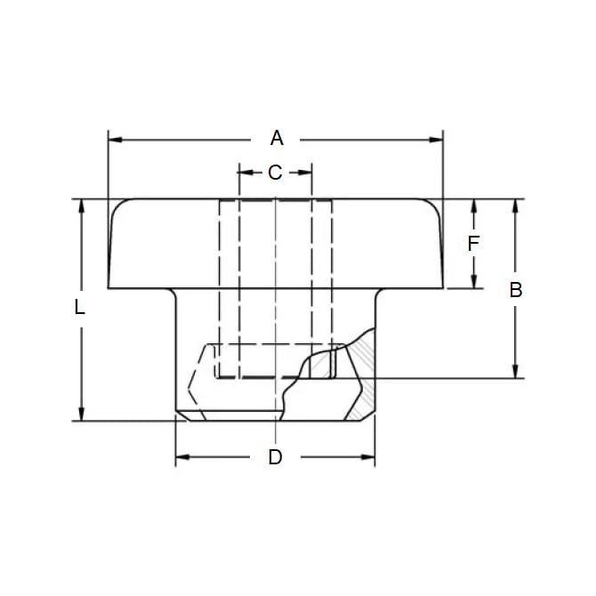 1146413 | MB-0034-028 --- Mounts - 34 kg x 10.1 mm x 27.7 mm