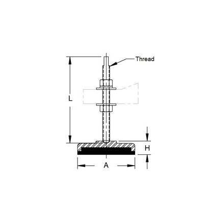 1227961 | MVI-5443-PP (Each) --- 5443.1 Kg - 3855.5 Kg - 1-14 UNF - 25.40mm -
