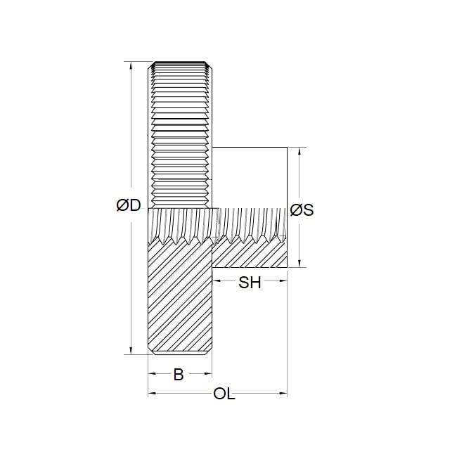 1056678 | NT042C-TH1906-S3 --- Nuts - 8-32 UNC (4.166mm) x 9.5 mm x 3.18 mm