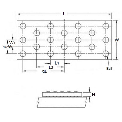 1218550 | BBP2RS (Each) --- Ball Parallels - 304.8x63.5x6.35 mm