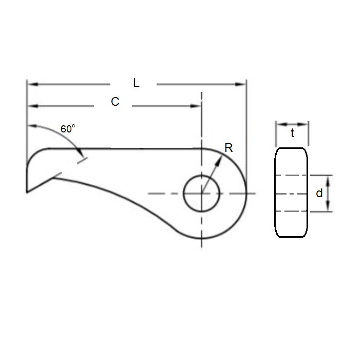 1110302 | PWL-150-ST --- Pawls Ratchets and Pawls - 15 mm x 67.5 mm 10.00 (H8)