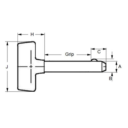 1090050 | BLP-095-0508-T-PC --- Ball Lock Pins - 9.53 mm x 50.8 mm Carbon Steel