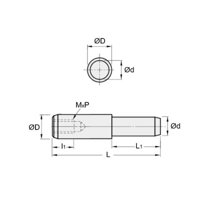 1106112 | DPS130-045-440-1-E --- Pin - 13 mm x 45 mm x 45 mm