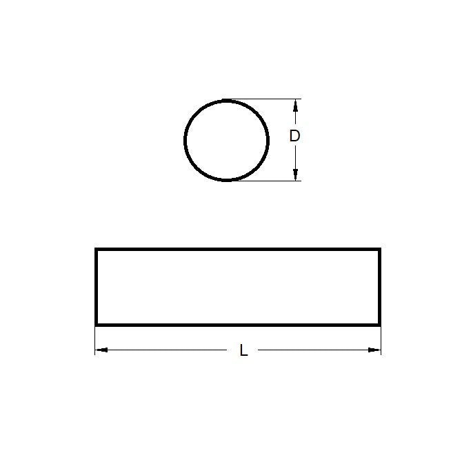 1039598 | RLR-0200-1000-ST-F (PK-50) --- Steel Rollers - 2x10 mm - 63 - 66 - Chrome Steel SAE 52100 Roller