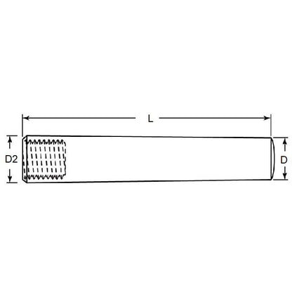 1083670 | TPM-0800-03600-EI (36 Pcs) --- Pins - 8 mm x 36 mm x 8.72 mm