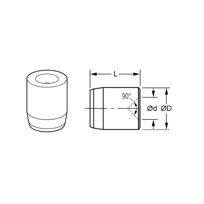 1039596 | VD-1RS --- Ball - 1.575 mm x 2.731 mm x 3.175 mm