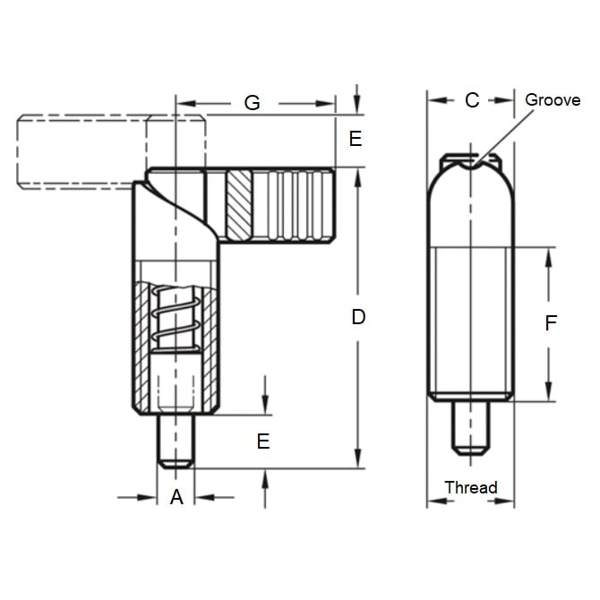 1126614 | PLIT-080-200-150-69-CA --- Plungers - 20.07 mm x 36.1 mm x 9.5 N