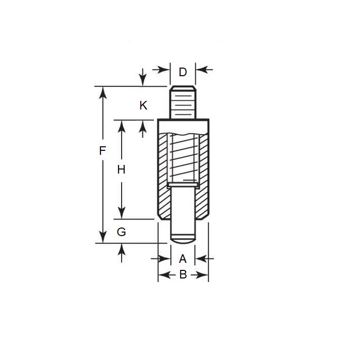 1118486 | PLI-P-080180-69-K-C --- Plungers - 18 mm x 12 mm x 5.4 N