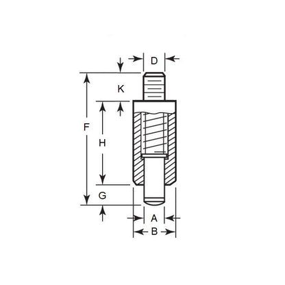 1118486 | PLI-P-080180-69-K-C --- Plungers - 18 mm x 12 mm x 5.4 N