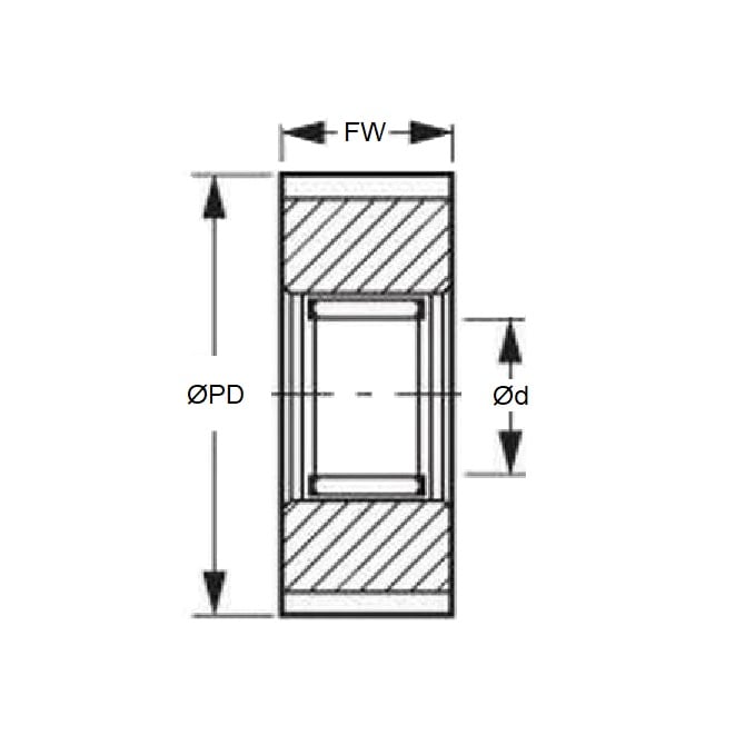 1041685 | ID-P020S-40-007-050BB-F-A-NP --- Pulleys - S2M x 24.96 mm x 5 mm