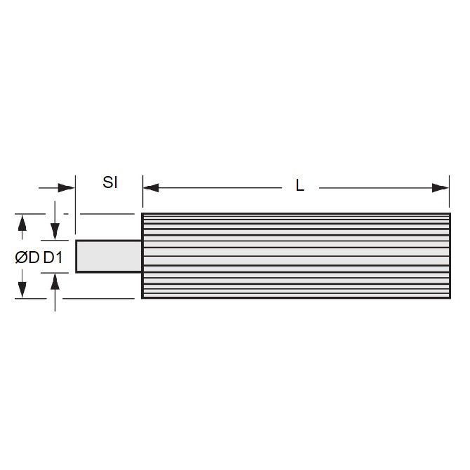 1157880 | P-030H-044-200C (Each) --- Metric Timing Stock Pulleys - 44 tooth - 200x42 mm 3mm Pitch - Carbon Steel Pulley