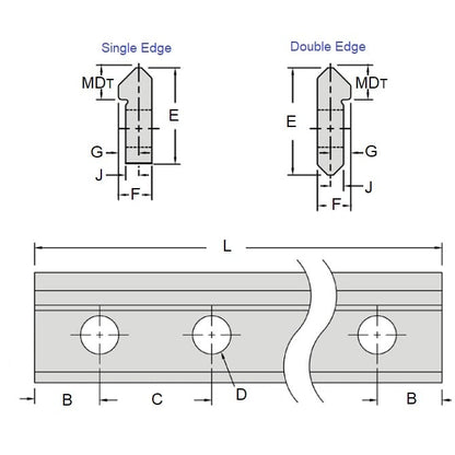 1042054 | DVT2-0626-HSH --- Dual - 2 x 625.6 mm x 6.35 mm