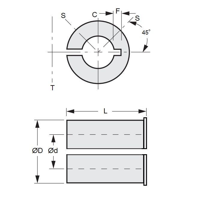 1061826 | RB-050-040-F-043-B (3 Pcs) --- Reducers - 5 mm x 4 mm x 4.3 mm