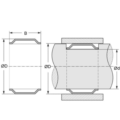 1187765 | TR-1000-1030-210-S3 --- Tolerance Retaining Rings - 100 mm x  102.89 to 102.97 x 21 mm