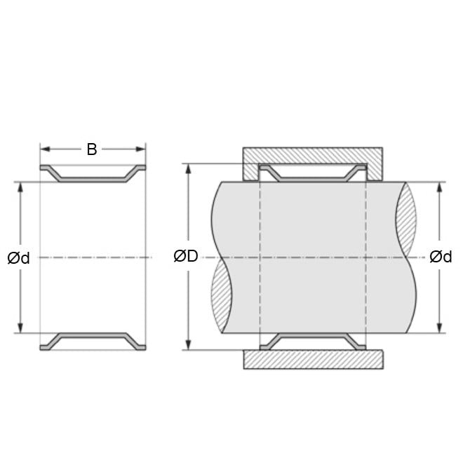 1129027 | TR-222-242-064-S3 --- Rings - 22.225 to 22.174 x  24.206 to 24.130 x 6.35 mm