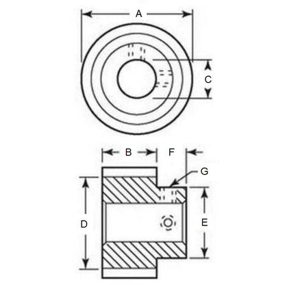 1139991 | RR1125RS --- Rollers - 28.58 mm x 9.53 mm x 6.375 mm