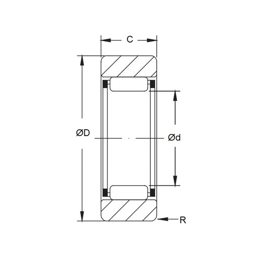 Track Rollers - 38x62x19.8 mm - Steel