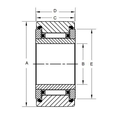1164439 | CCF925RS (Each) --- Crown Roller Followers - 50.8x33.325x15.875 mm - Steel
