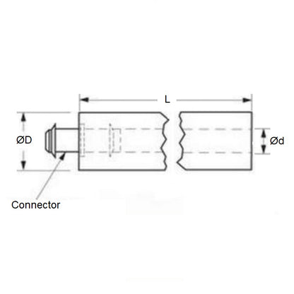 1077437 | RNTH-079-305 (Length) --- Rounthane Belts - 7.9 mm x 3.2 mm 305mm Length (1 foot)