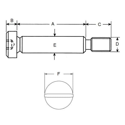 1072897 | SHLD064-010-SL-P-S3 (50 Pcs) --- Screws - 6.35 mm x 9.6 mm