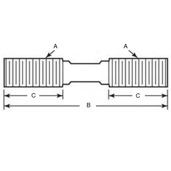 Perni filettati 5/8-11 UNC x 152,4 Acciaio resistente alle sollecitazioni secondo ASTMA311 Classe B - MBA (confezione da 1)