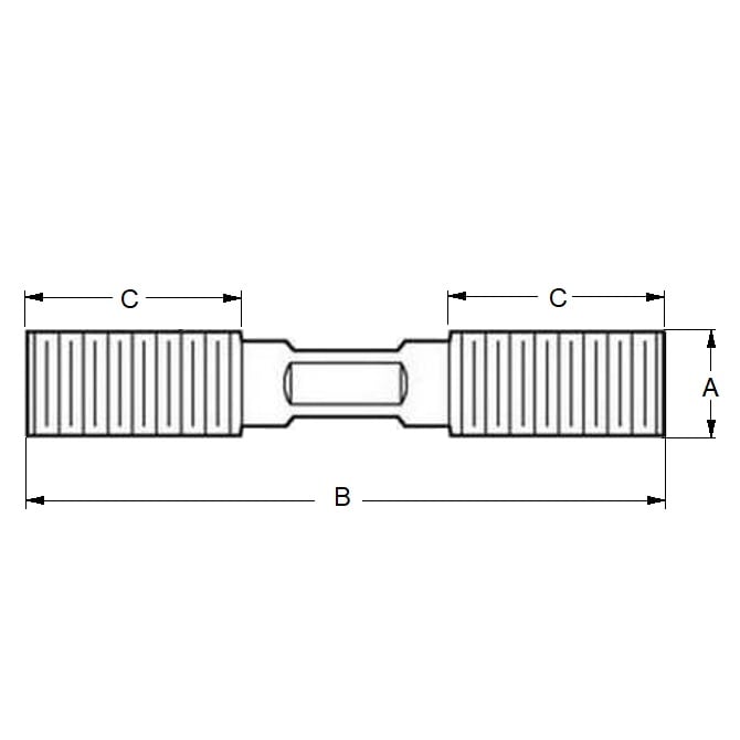 Goujons 5/8-11 UNC x 457.20 - Tournevis fileté - MBA (Pack de 1)