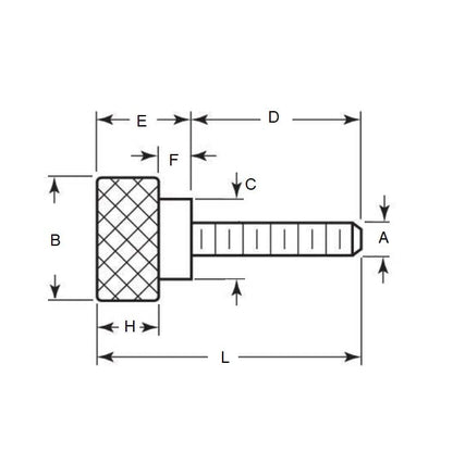 1064133 | THS050M-020-K-3-SHL --- Screw - M5x0.8 x 20 mm x 31.5 mm