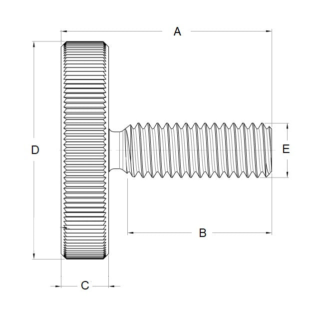 1060996 | THS048F-016-K-3-N --- Screw - 10-32 UNF (4.762mm) x 15.88 mm x 23.81 mm