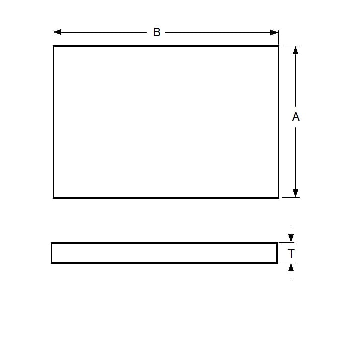 1001415 | SHM-0250-0300-0050-BR --- Shim - 0.25 mm x 300 mm x 50 mm