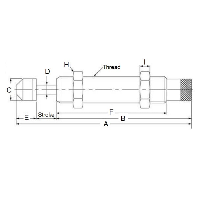 1179048 | AD-2580 --- Shock - 80 mm x  M25.0x1.50 (25.0mm) x 343.5 mm