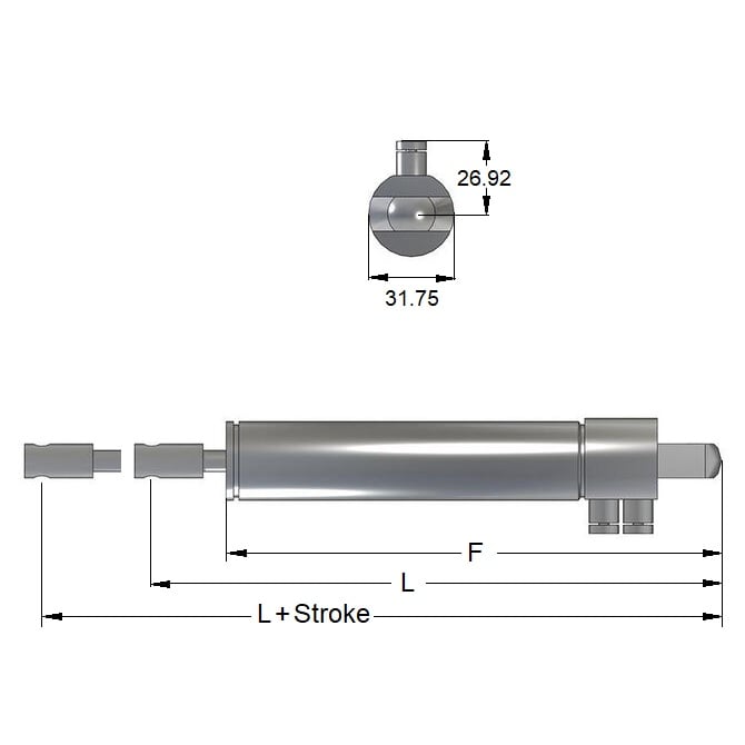 1208491 | ED150RS --- Shock - 203.2 mm Adjustable Only 326.90 / 350.77