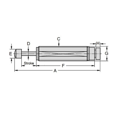 1101952 | ED1RS --- Shock - 12.7 mm 3/4-16 UNF Standard