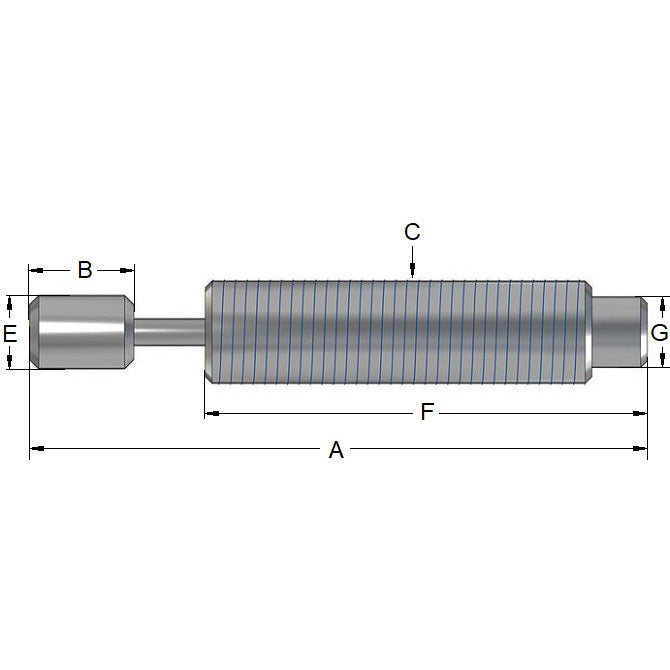 1134966 | ED11ARS --- Hydraulic Shock Absorbers - 25.4 mm 1-12 UNF (25.4mm) 141.48 / 102.62