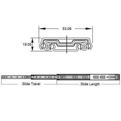 1220015 | AI-1720RS --- Slides - 508 mm x 533.4 mm x 65.771 kg