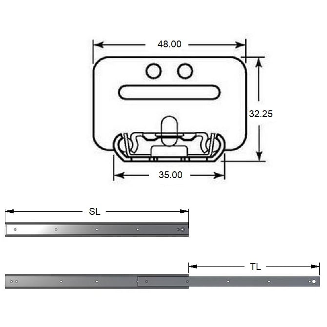 1220488 | SUG-374RS --- Slides - 577.85 mm x 419.1 mm x 5.897 kg