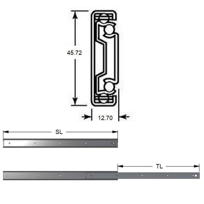 1220893 | AI-1326RS (50 Pcs) --- Slides - 649.99 mm x 660.4 mm x 31.751 kg