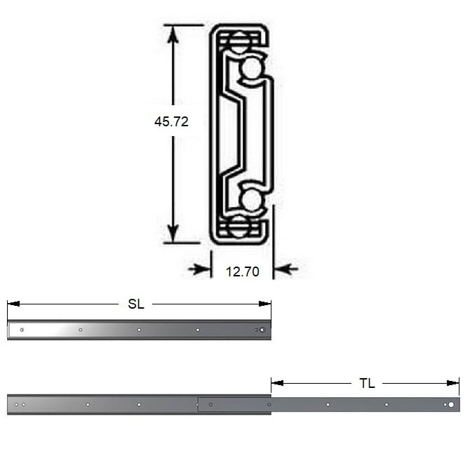 1220602 | AI-1324RS --- Slides - 599.95 mm x 609.6 mm x 38.555 kg