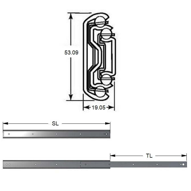 1220006 | AI-1920RS --- Slides - 508 mm x 508 mm x 110.676 kg